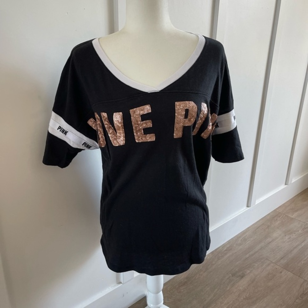 Pink jersey top